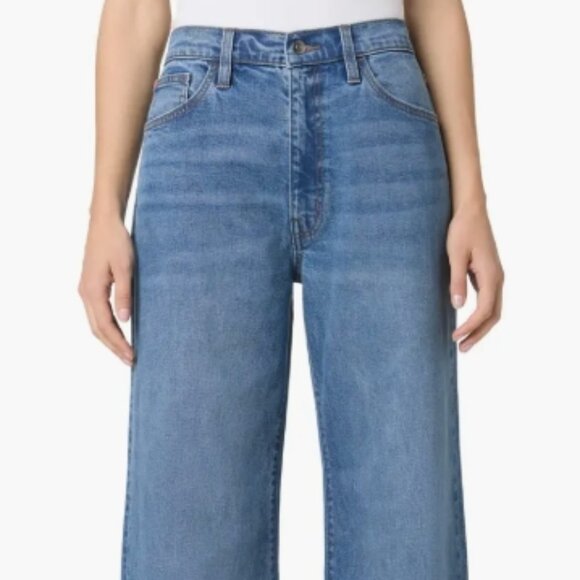 Hudson Jeans Jolene Wide Leg Cuff Jeans — Dickinson, Size 25, NWT - Picture 4 of 5